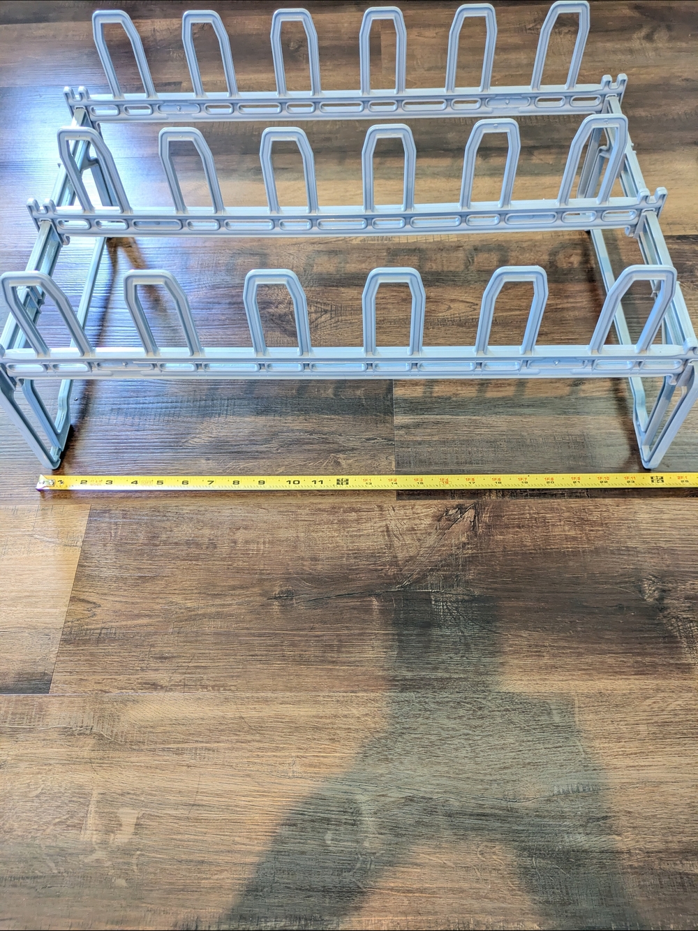 Blue Shoe Rack / Organizer Holds 9 Pairs Of Shoes 👟👠👞